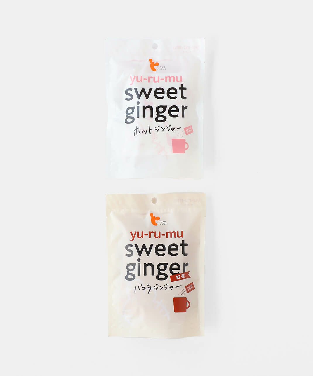 ITOKU FOODS<br />
sweet ginger（プレーン・紅茶）